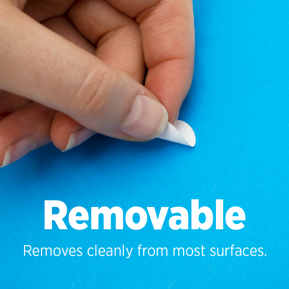 1" Removable Round, Color-Code Dots: 1,000/Roll