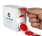 1-1/2" Permanent Round Color-Code Round Dot Inventory Labels: 500/Box
