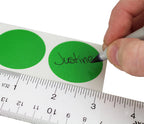 1-1/2" Permanent Round Color-Code Round Dot Inventory Labels: 500/Box