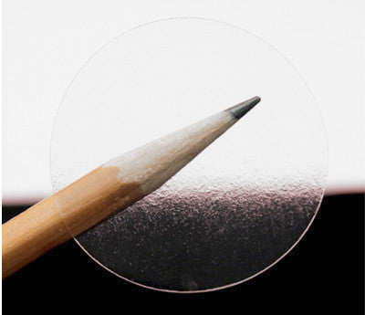 1-1/2" Crystal Clear Wafer Seals: 500/Roll - Pef. & Non-Perf.