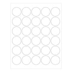 1-1/2" Printable Round Labels: 750/Pack