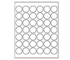 1-1/4" Printable Round Labels: 1,050/Pack