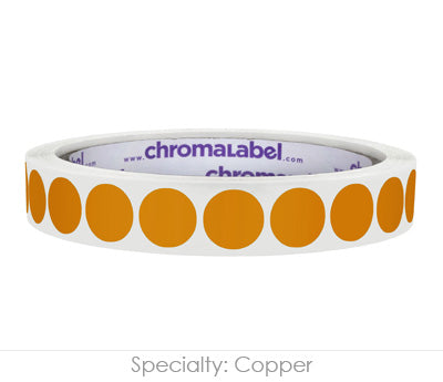 1/2" Permanent Round, Color-Code Dot Stickers: 1,000/Roll