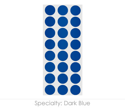 1/2" Permanent Round, Color-Code Dots: 1,200/Pack