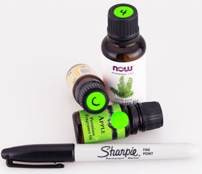 1/2" Permanent Round Color-Code Dot Variety Kit (Fluorescent), Inventory Labels: 6,000/Kit