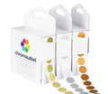 1/2" Permanent Round Color-Code Dot Kit (Metallic): 3,000/Kit