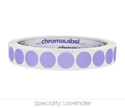 1/2" Permanent Round, Color-Code Dot Stickers: 1,000/Roll