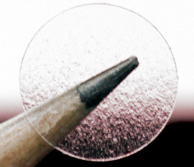 1/2" Crystal Clear Dot Stickers: 1,000/Roll