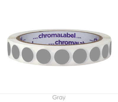 1/2" Removable Round, Color-Code Dots: 1,000/Roll