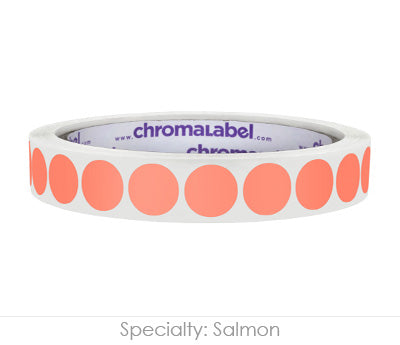 1/2" Permanent Round, Color-Code Dot Stickers: 1,000/Roll