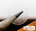 1/2" Crystal Clear Dot Stickers: 5,000/Roll