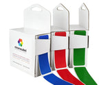 1" x 3" Color-Code Rectangular Inventory Labels: 250/Box