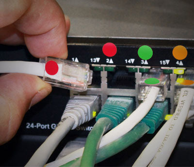 1/4" Permanent Round Color-Code Dot Variety Kit (Standard): 7,000/Kit