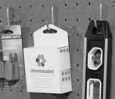 1/4" Permanent Round Color-Code Dot Variety Kit (Standard): 7,000/Kit