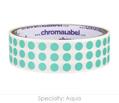 1/4" Permanent Round, Color-Code Dot Stickers: 1,000/Roll