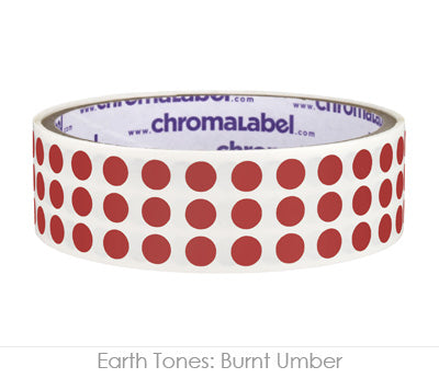 1/4" Permanent Round, Color-Code Dot Stickers: 1,000/Roll