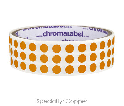 1/4" Permanent Round, Color-Code Dot Stickers: 1,000/Roll