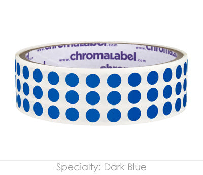 1/4" Permanent Round, Color-Code Dot Stickers: 1,000/Roll