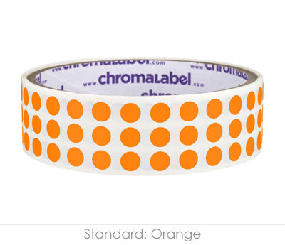 1/4" Permanent Round, Color-Code Dot Stickers: 1,000/Roll