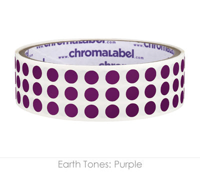 1/4" Permanent Round, Color-Code Dot Stickers: 1,000/Roll