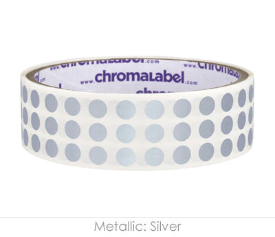 1/4" Permanent Round, Color-Code Dot Stickers: 1,000/Roll