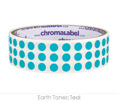 1/4" Permanent Round, Color-Code Dot Stickers: 1,000/Roll