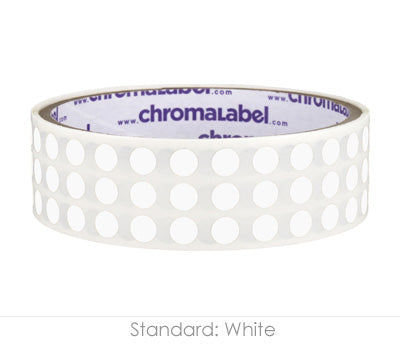 1/4" Permanent Round, Color-Code Dot Stickers: 1,000/Roll