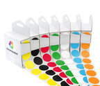 1" Permanent Round Color-Code Dot Variety Kit (Standard): 7,000/Kit