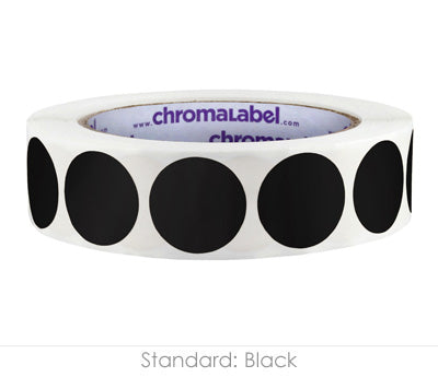 1" Permanent Round, Color-Code Dots: 1,000/Roll