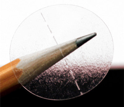 1" Crystal Clear Wafer Seals: 5,000/Roll - Pef. & Non-Perf.