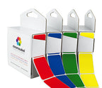 1" x 1-1/2" Color-Code Rectangular Inventory Labels: 250/Box