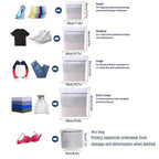 1/2/3/5pcs Delicate Laundry Bag - Protects Underwear, Bras, Socks, and Clothing in Washing Machine - Travel Storage Bag Included