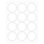 2-1/2" Printable Round Labels: 300/Pack