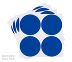 2" Removable Round, Color-Code Dots: 100/Pack