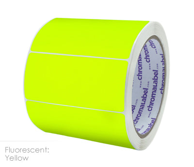 2" x 4" Color-Code Rectangle Labels: 250/Roll