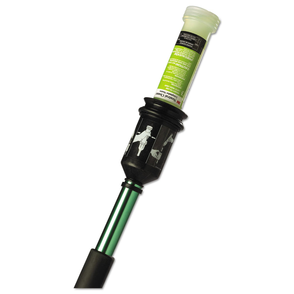 3M Easy Scrub Flat Mop Tool, 16 x 5 Head, 38" to 59.5" Green Aluminum Handle