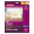 Avery Matte Clear Easy Peel Mailing Labels w/ Sure Feed Technology, Inkjet Printers, 1 x 2.63, Clear, 30/Sheet, 10 Sheets/Pack