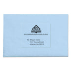 Avery Matte Clear Easy Peel Mailing Labels w/ Sure Feed Technology, Laser Printers, 3.33 x 4, Clear, 6/Sheet, 50 Sheets/Box