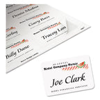 Avery Flexible Adhesive Name Badge Labels, 3.38 x 2.33, White, 400/Box