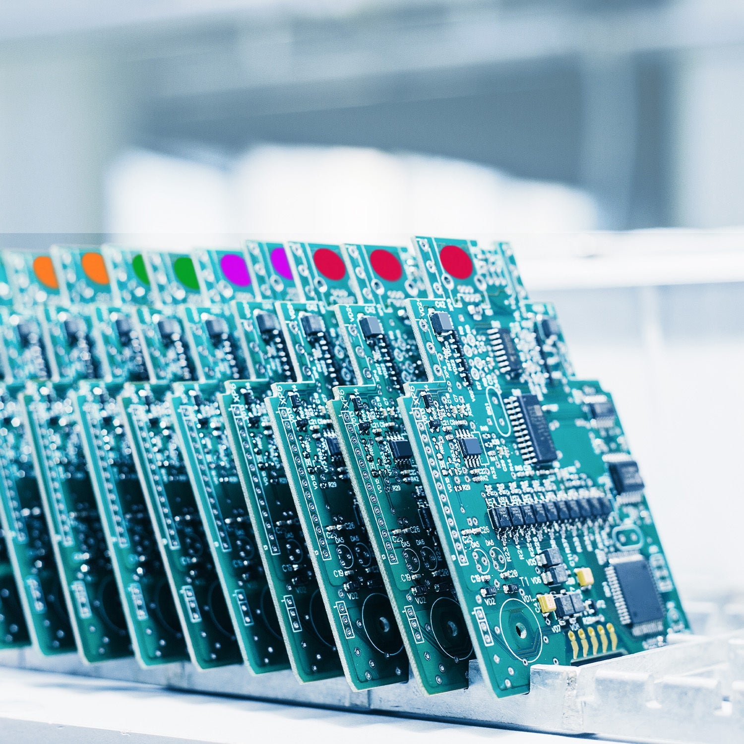 1/4" Permanent Round Color-Code Dot Variety Kit (Standard): 7,000/Kit