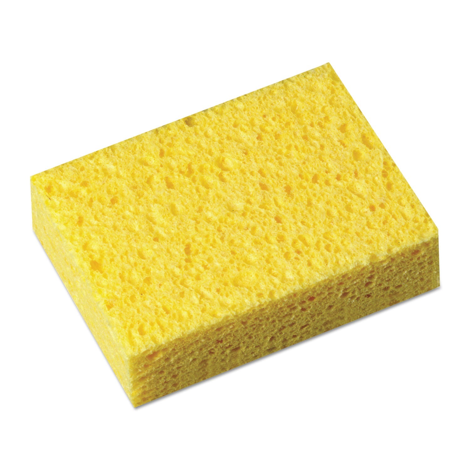 3M Commercial Cellulose Sponge, Yellow, 4.25 x 6, 1.6" Thick, Yellow