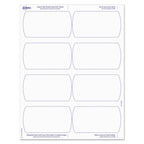 Avery Big Tab Printable Large White Label Tab Dividers, 5-Tab, 11 x 8.5, White, 20 Sets