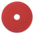 Americo Buffing Pads, 20" Diameter, Red, 5/Carton
