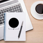 3" Permanent Round Color Coding Sheeted Dot Kit (Primary): 100/Pack