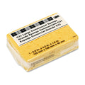 3M Commercial Cellulose Sponge, Yellow, 4.25 x 6, 1.6" Thick, Yellow