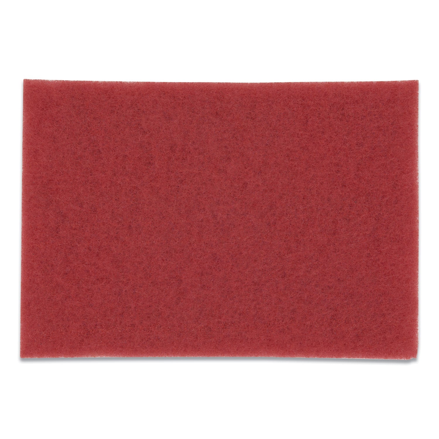 3M Low-Speed Buffer Floor Pads 5100, 20 x 14, Red, 10/Carton