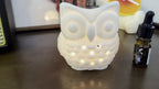 1 Owl Aromatherapy Burner, (With Candle Holder) (Candles And Aromatherapy Oils Not Included) Creative Aromatherapy Burner, Essential Oil Lamp Burner, Scented Candle Burner, Halloween, Christmas, Thanksgiving Tabletop Decorati