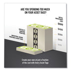 Avery PermaTrack Tamper-Evident Asset Tag Labels, Laser Printers, 0.75 x 1.5, White, 40/Sheet, 8 Sheets/Pack