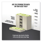 Avery PermaTrack Destructible Asset Tag Labels, Laser Printers, 1.25 x 2.75, White, 14/Sheet, 8 Sheets/Pack