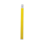 Advantus Crowd Management Wristbands, Sequentially Numbered, 10" x 0.75", Yellow, 100/Pack